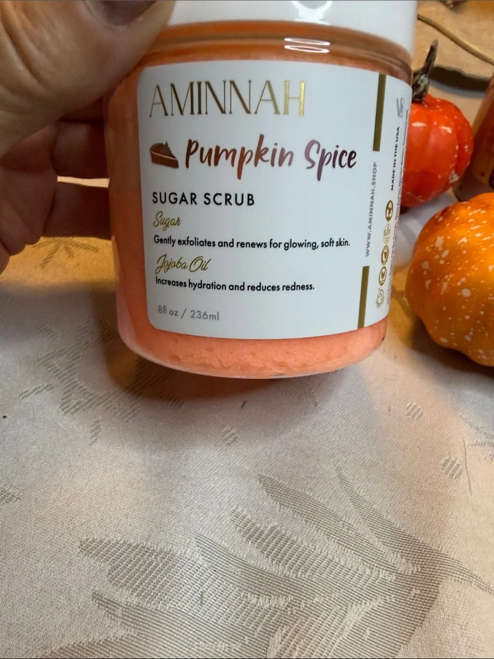 Aminah pumpkin spice